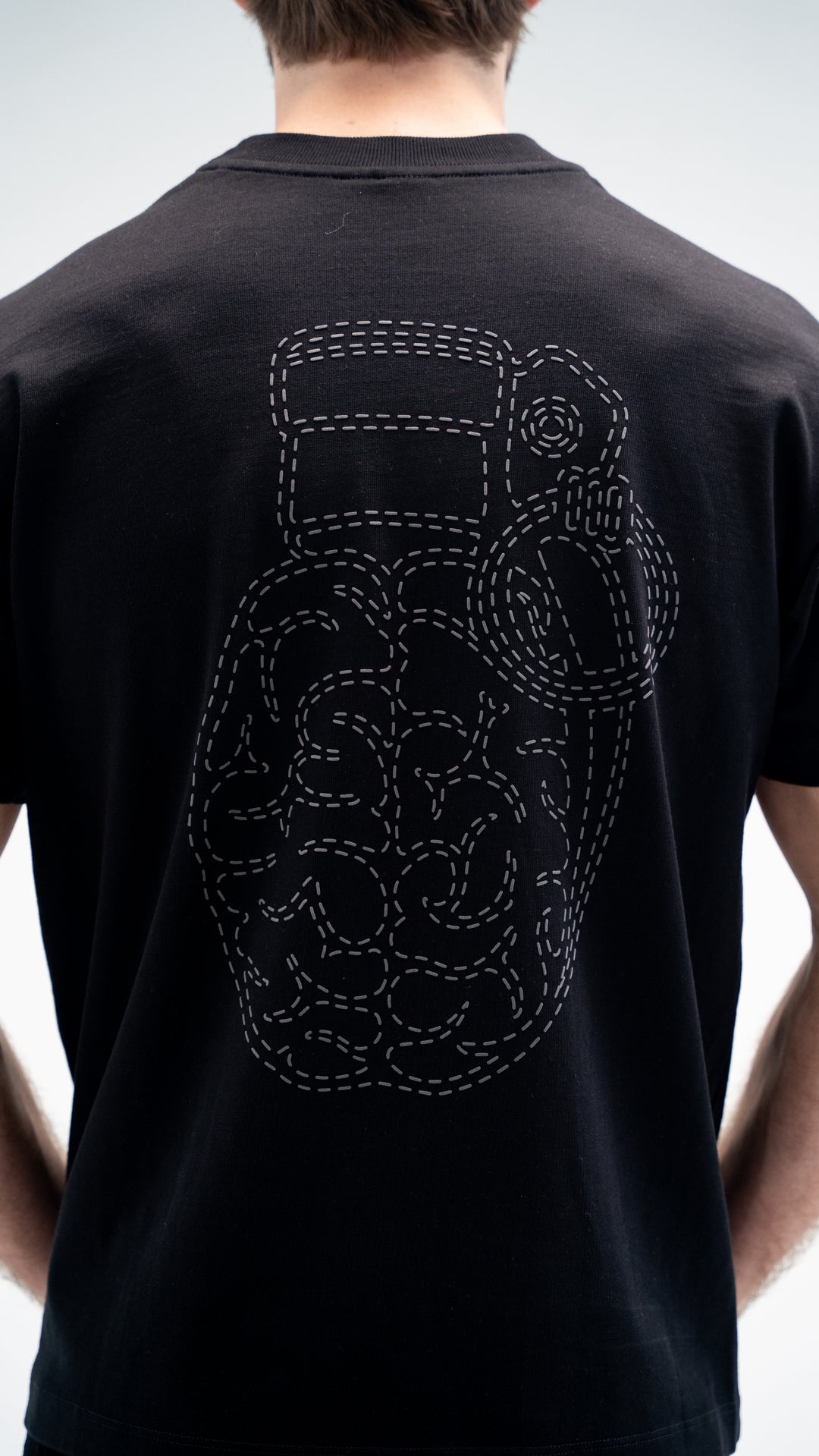 ICON REGULAR FIT BLACK T-SHIRT