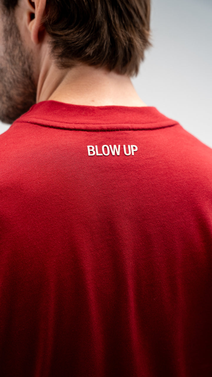 CORE REGULAR FIT RED WINE T-SHIRT