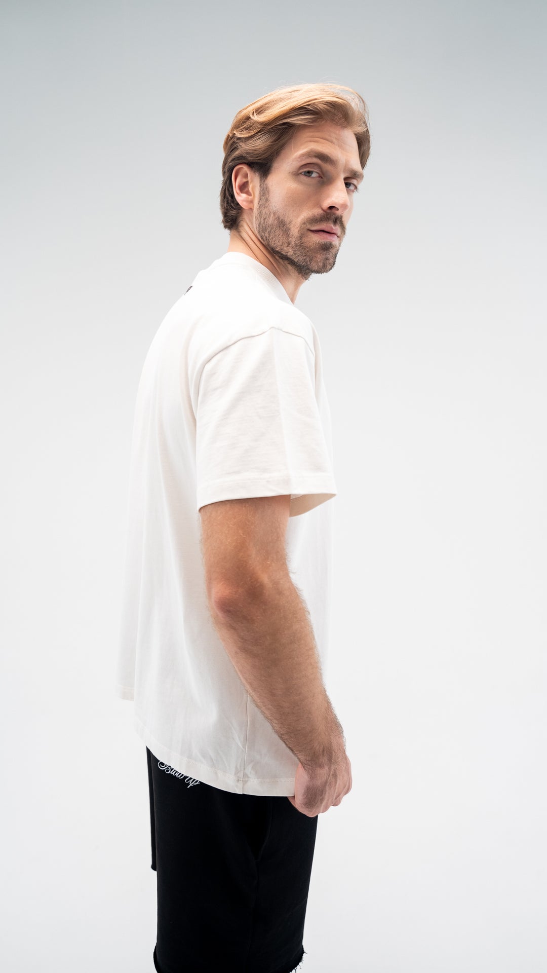MINIMAL REGULAR FIT IVORY T-SHIRT