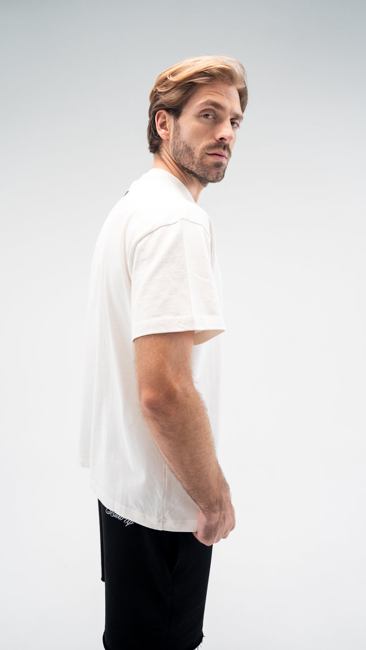 MINIMAL REGULAR FIT IVORY T-SHIRT