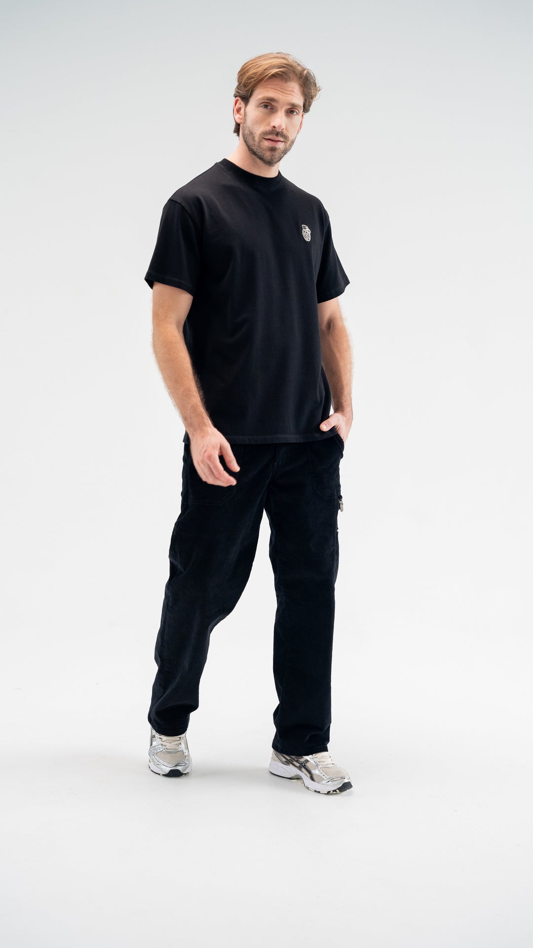 PRIME REGULAR FIT BLACK T-SHIRT