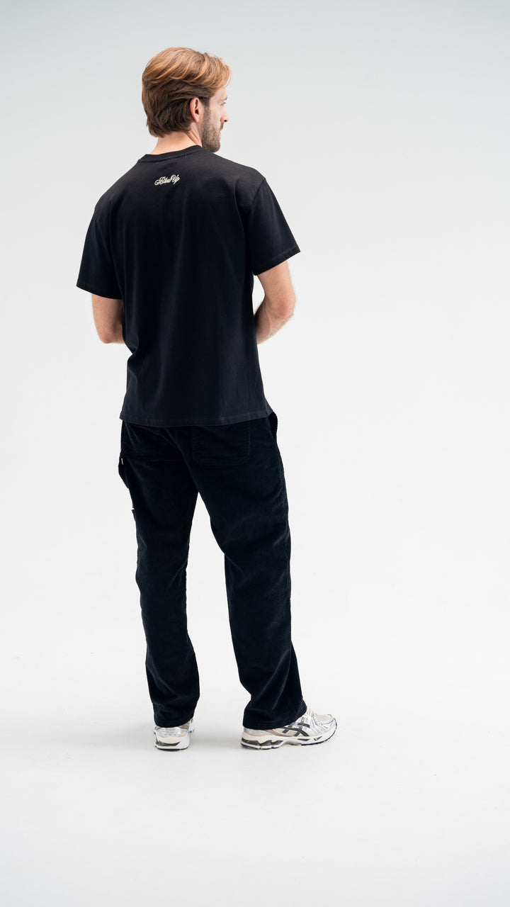 PRIME REGULAR FIT BLACK T-SHIRT