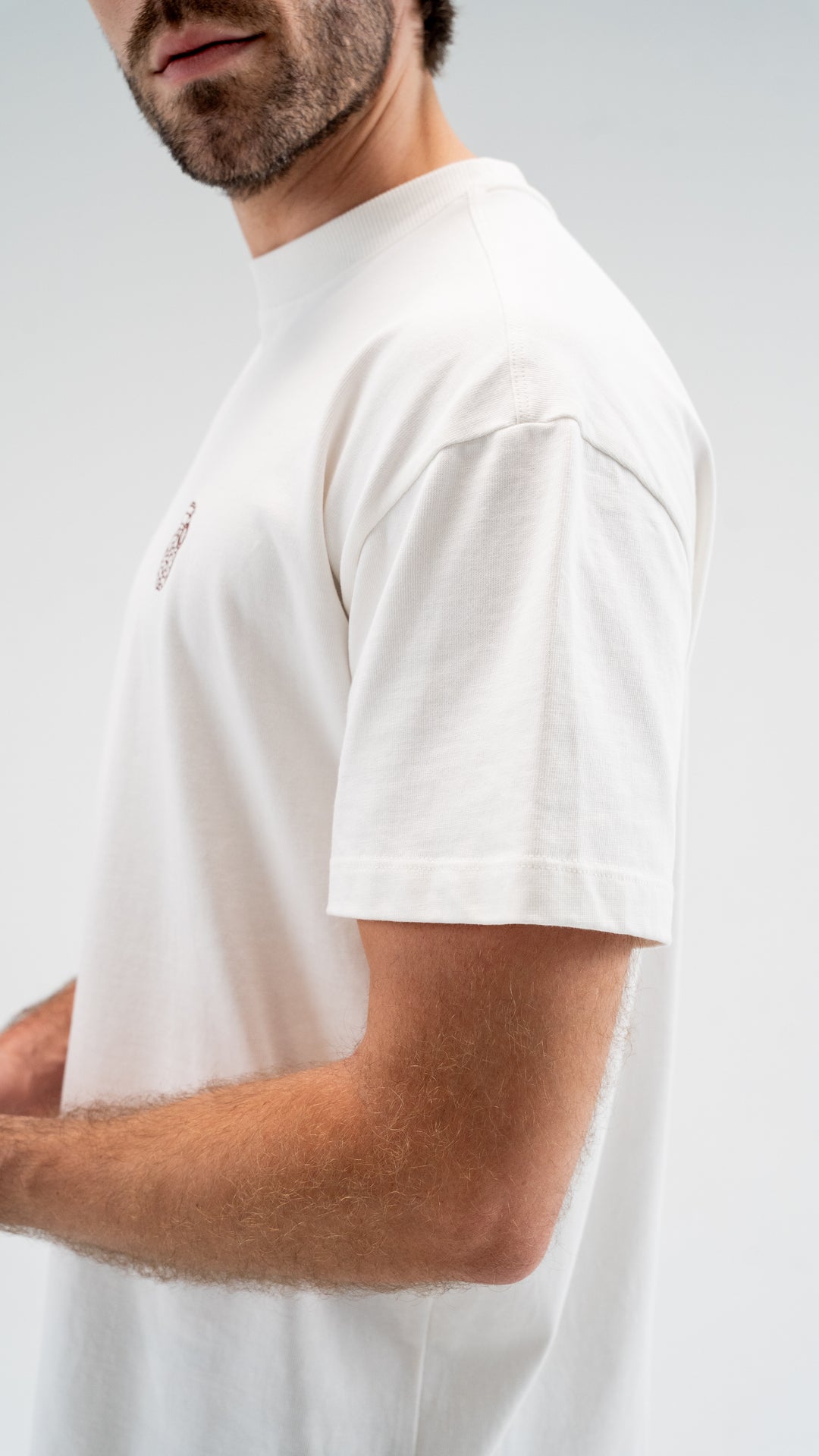 PRIME REGULAR FIT IVORY T-SHIRT