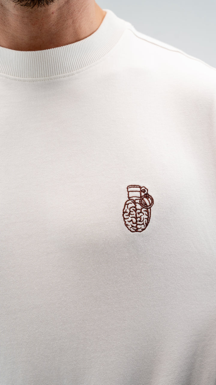 PRIME REGULAR FIT IVORY T-SHIRT