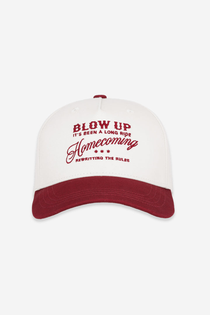 LONG RIDE IVORY RED CAP