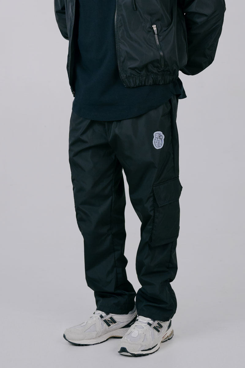 Black Windbreaker Jogger