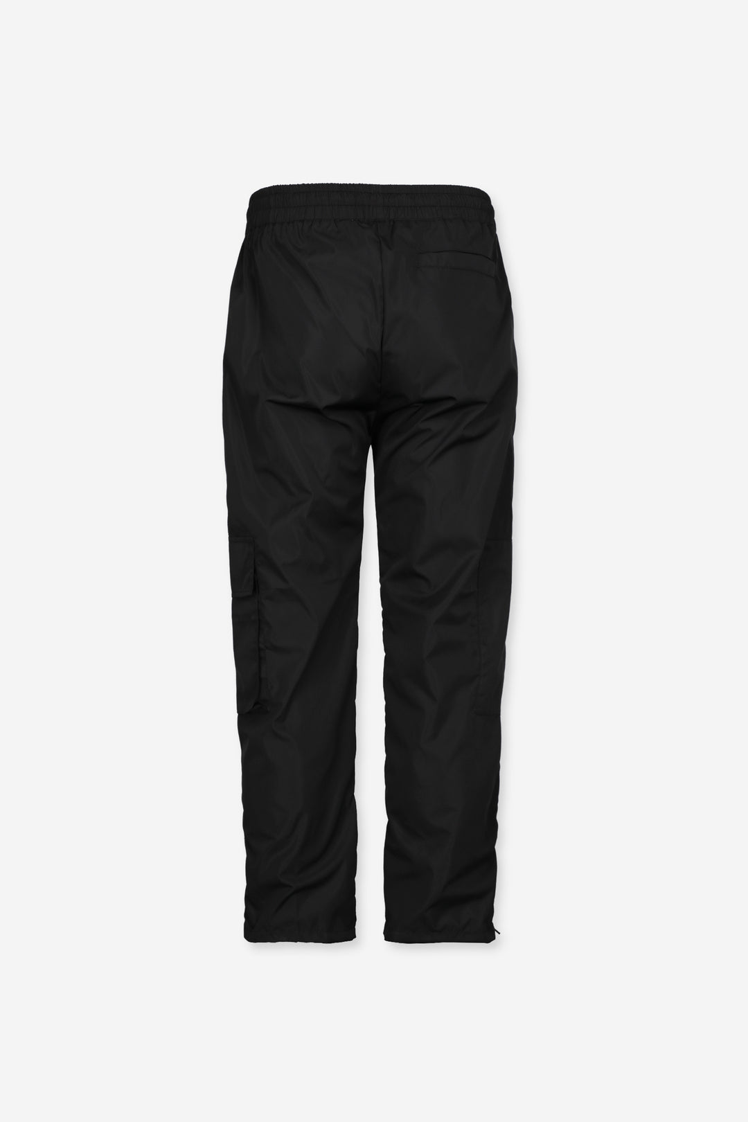BURST REGULAR FIT BLACK CARGO PANTS