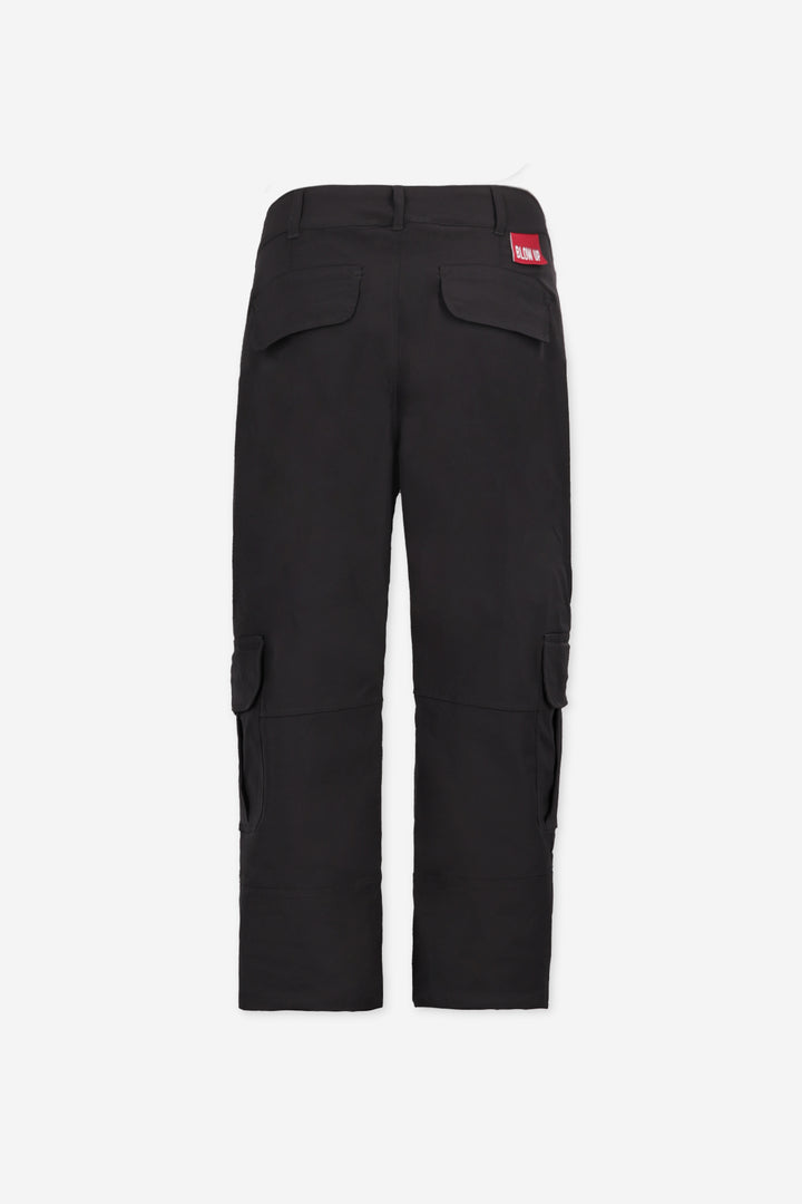 WESTERN BLACK WIDE CARGO PANTS