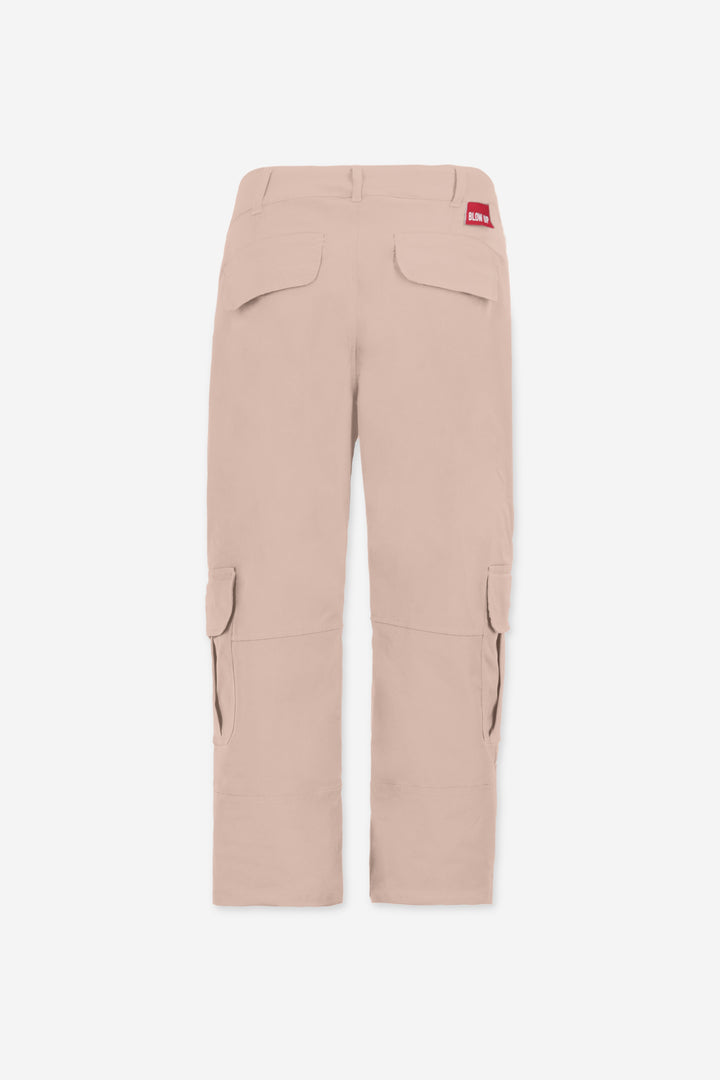 WESTERN OATMEAL WIDE CARGO PANTS
