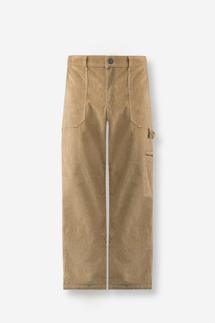 Corduroy sand trousers