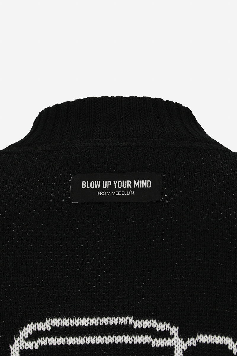 Black Knitted Sweater