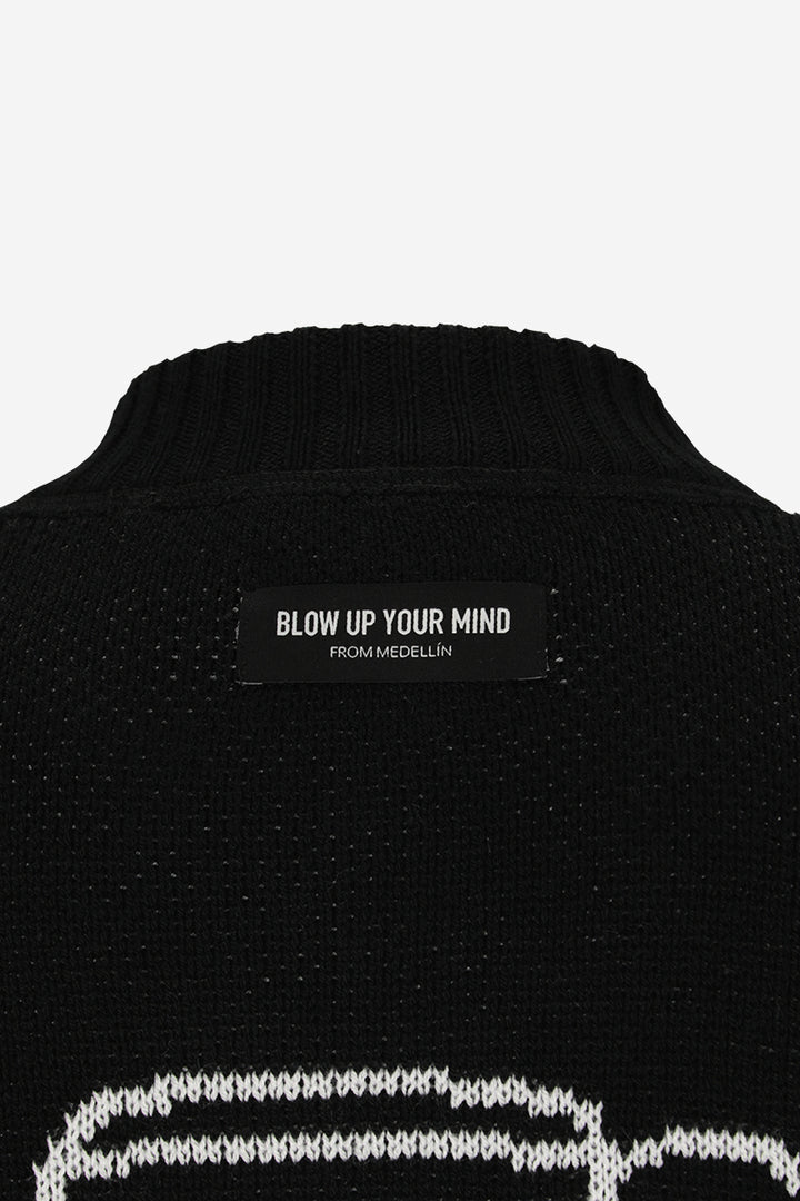 Black Knitted Sweater