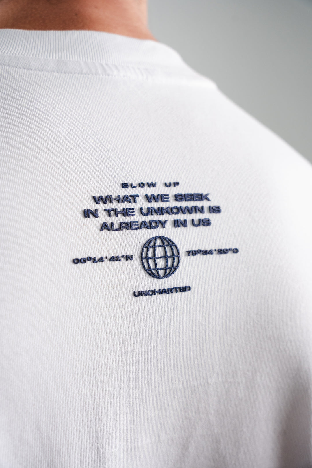 NAVIGATION WHITE  CLASSIC T-SHIRT