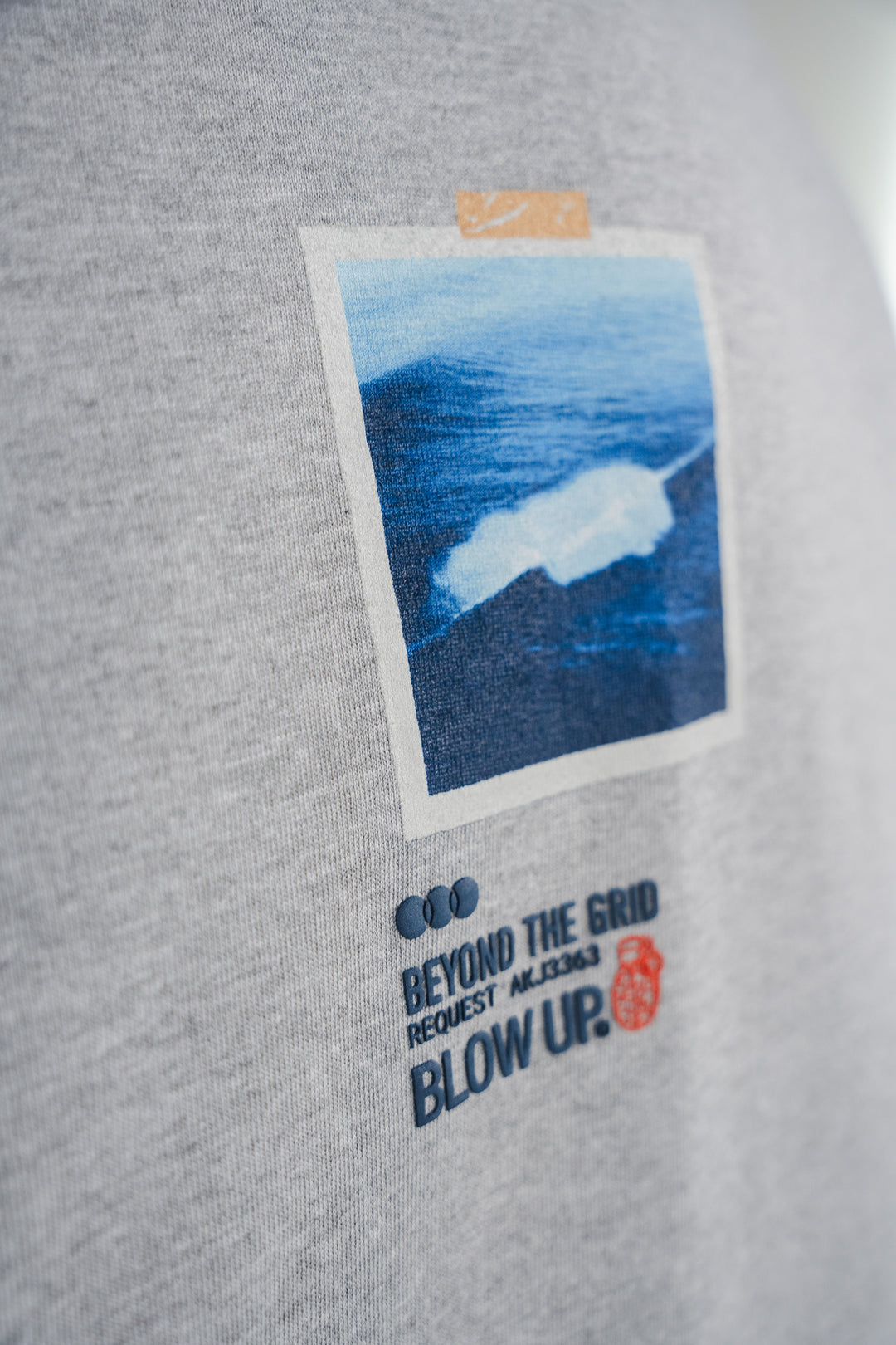 OCEAN GREY REGULAR T-SHIRT