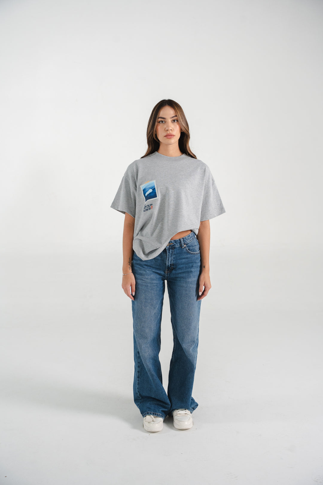 OCEAN GREY REGULAR T-SHIRT