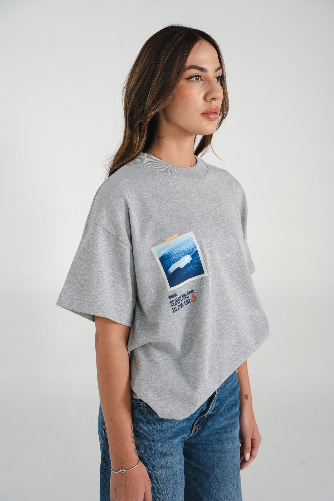 OCEAN GREY REGULAR T-SHIRT