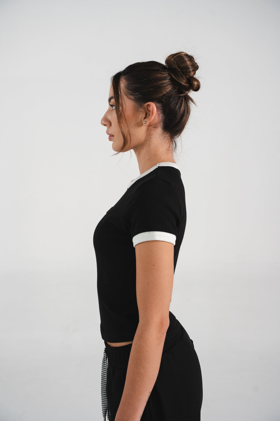 SHORT SLEEVE BLACK TOP
