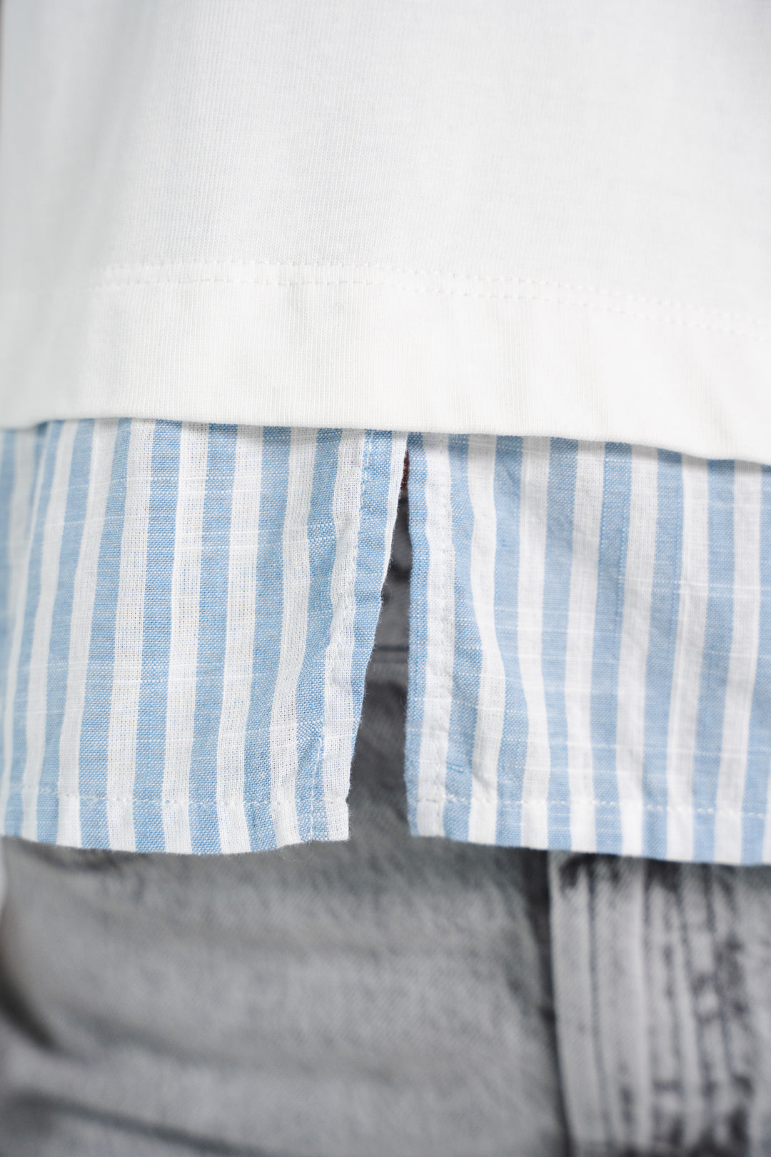 SHORT SLEEVE DOUBLE T-SHIRT