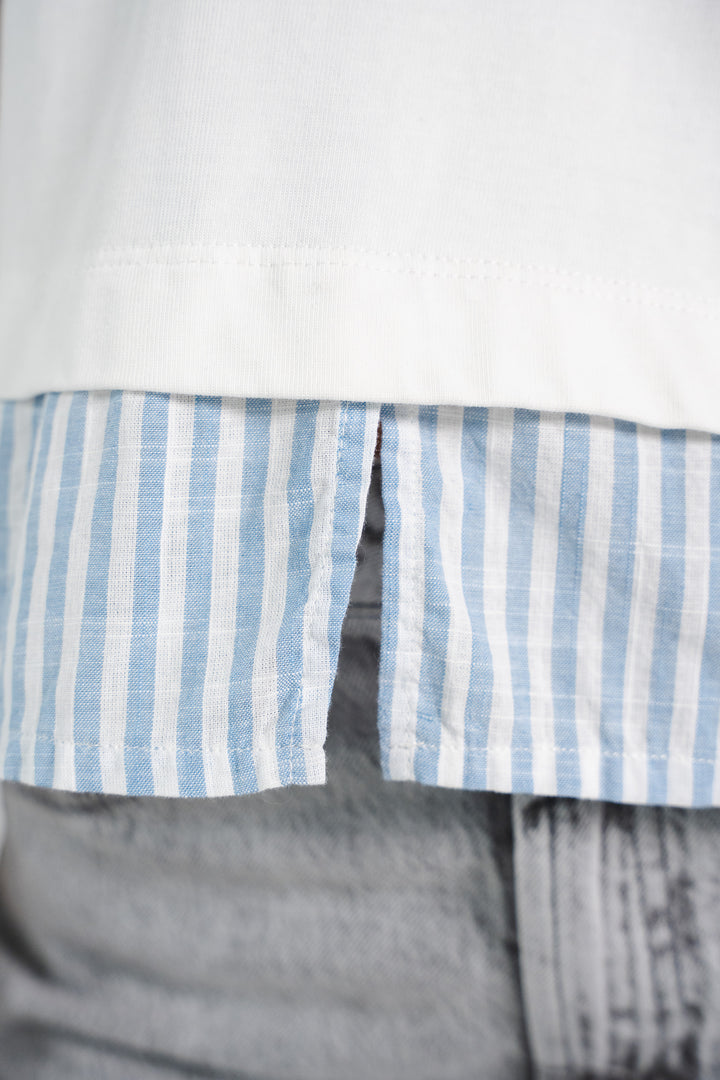 SHORT SLEEVE DOUBLE T-SHIRT