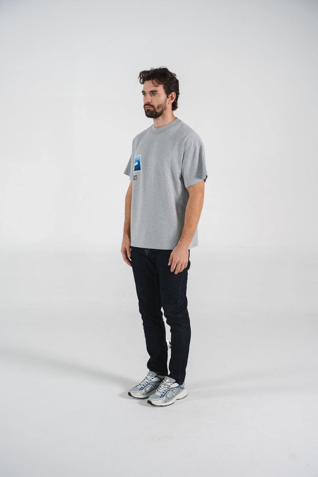 OCEAN GREY REGULAR T-SHIRT