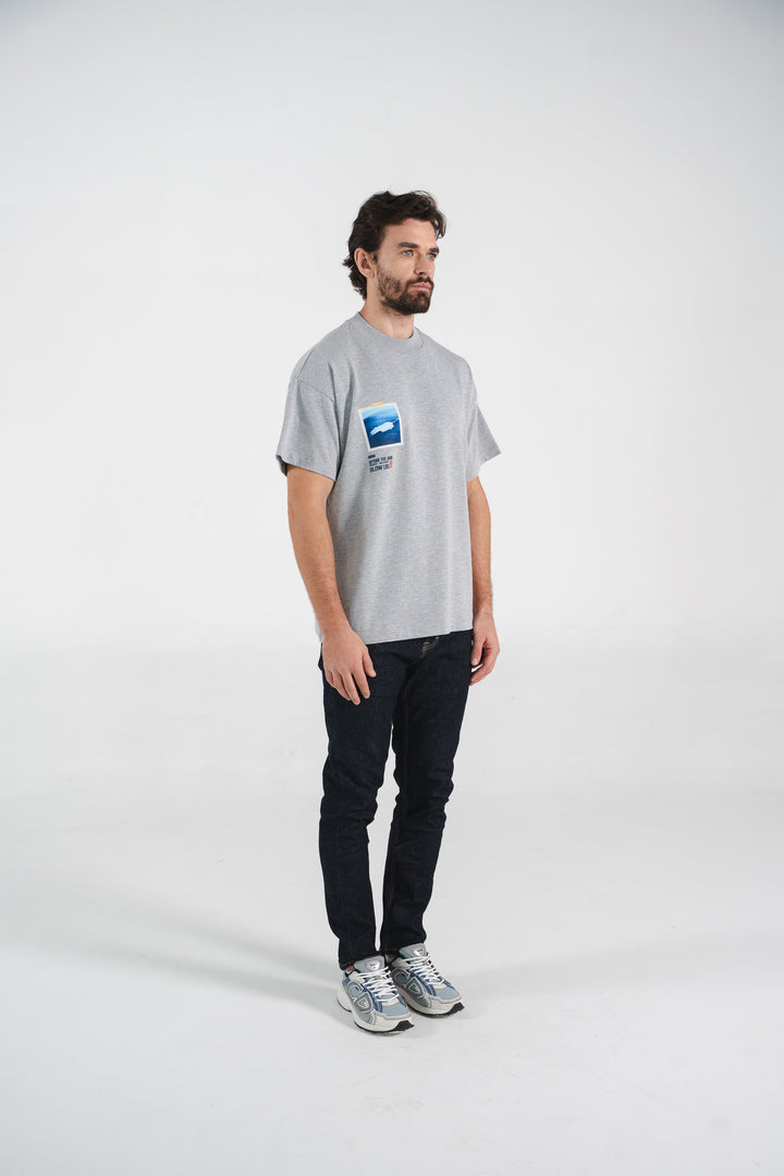 OCEAN GREY REGULAR T-SHIRT