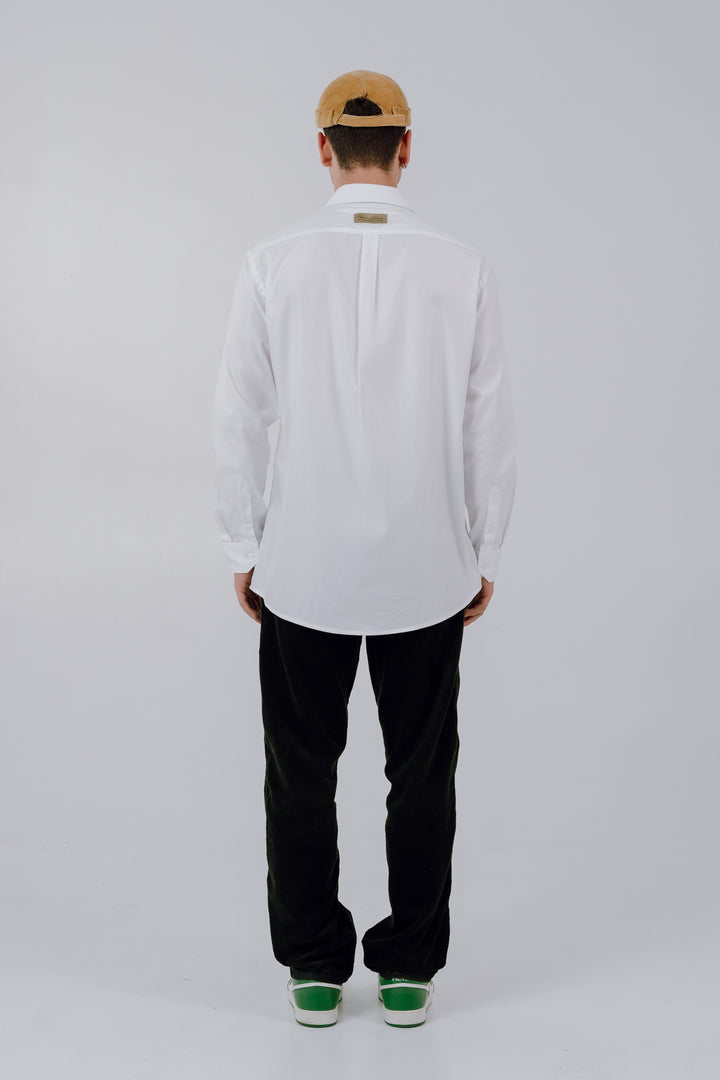 WHITE LONG SLEEVE SHIRT