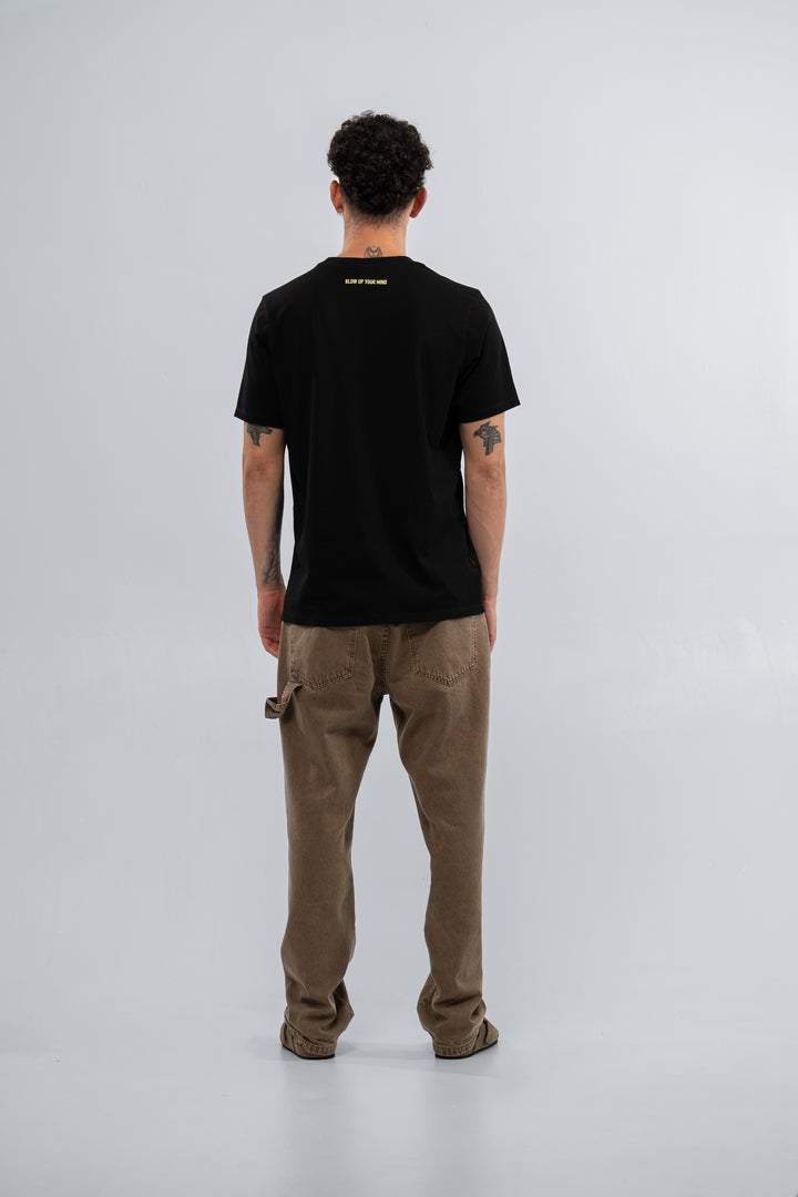 SLIM FIT BLACK T-SHIRT