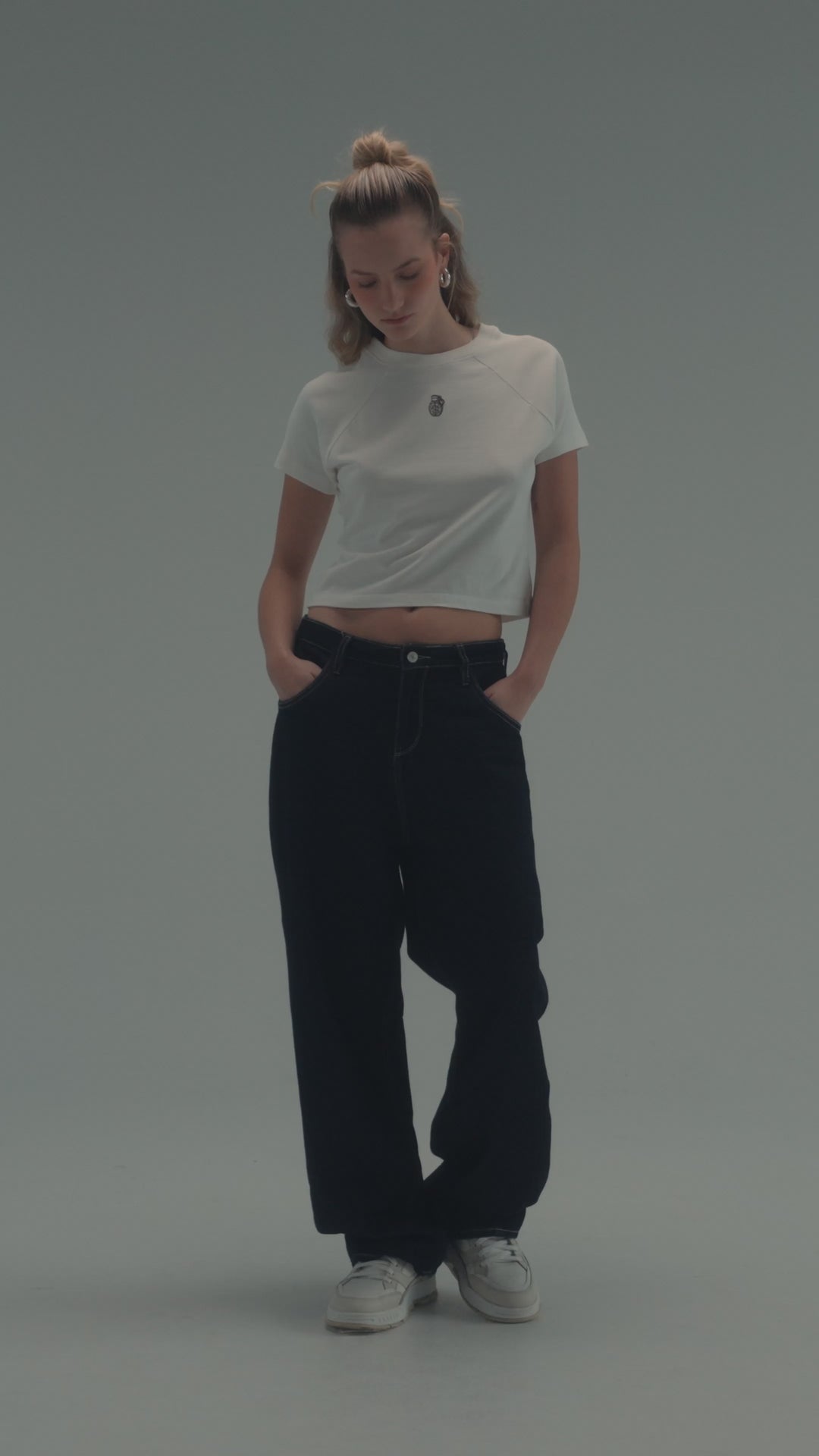 SHORT SLEEVE IVORY TOP