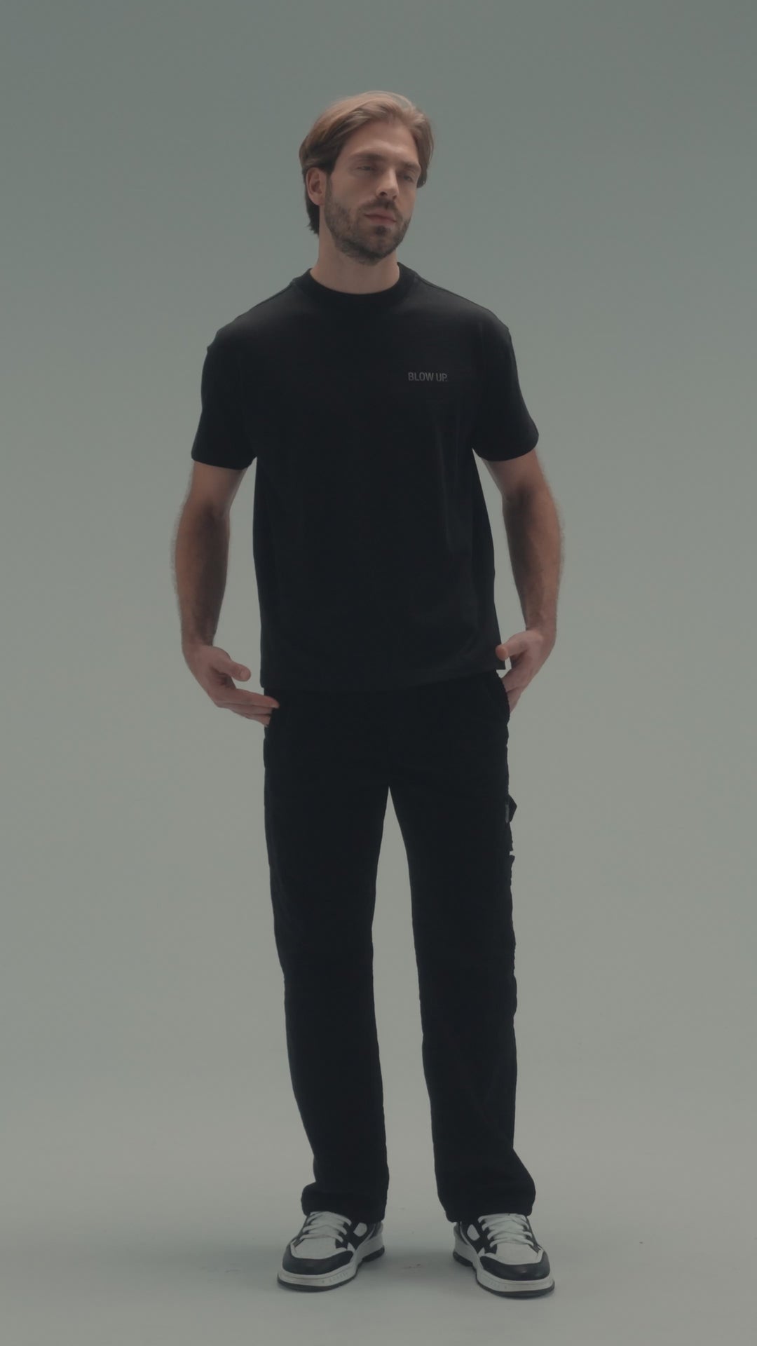 ICON REGULAR FIT BLACK T-SHIRT